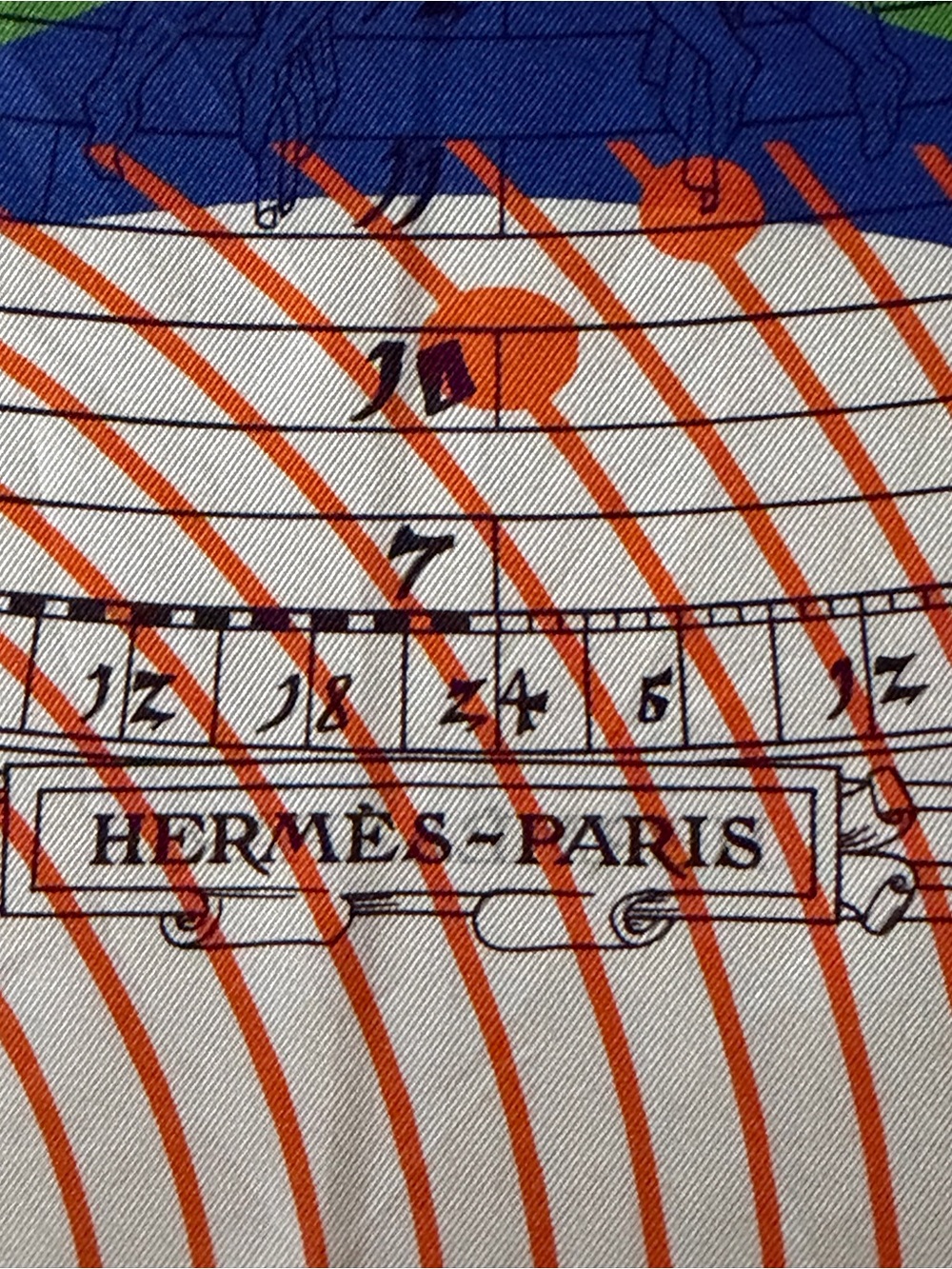 Hermes Die et Hore Silk Scarf. - Picture 5 of 16